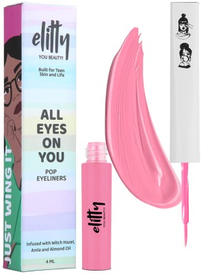 Elitty Pop Color Eyeliner,Matte Finish Long Lasting Waterproof 4 ml(Crossbow- Pink)