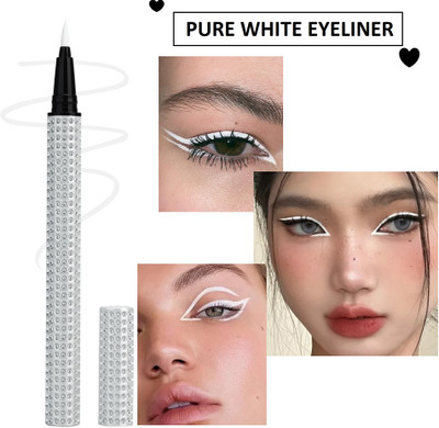 EVERERIN Liquid Eyeliner - 12-Hour Long-Lasting, Waterproof, and Precise Definition-White 3.5 ml(WHITE)