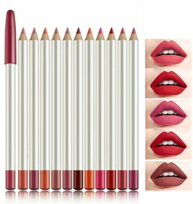 Latixmat Matte Lip liner in 12 different colors 12 g(MULTICOLOR)