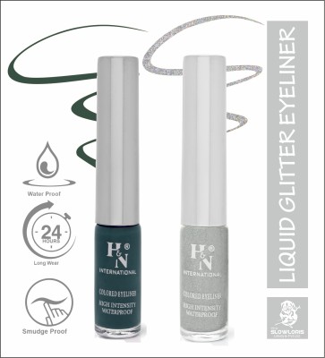 HIGHLIGHT NAILS HN-EL1-CMB (EL1-01) (EL1-11) 6 ml(ARABIAN GREEN::PEARL WHITE)