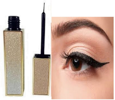 Luipui black eye liner long lasting and waterproof pack of 1 8 ml(BLACK)