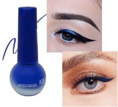 AFARAXIA Best Professional Shine Eyeliner Water proof Eye Liner Blue 3.5 ml(Drack blue)