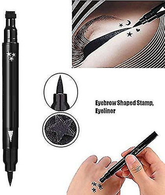 PERLENTE super Eyeliner Star Pattern 2 in 1 star eyeliner 10 10 g(BLACK)