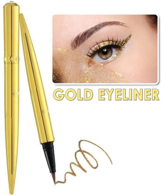 GFSU - GO FOR SOMETHING UNIQUE Eyeliner for Long Lasting Stay, Smudge Proof 1.5 ml(gold)