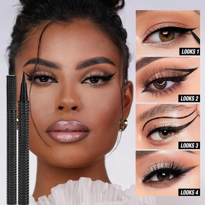 AEPRUY Pen Sketch Eyeliner - Intense Matte Black Color Longlasting, Smudge& Waterproof 0.35 ml(DEEP BLACK)