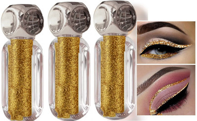 Latixmat Metallic Smudge Proof Liquid Eyeliner 10.5 g(gold glitter)