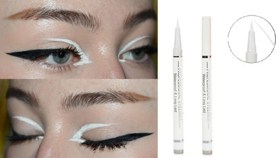 Vyomiris White Eyeliner Looks to Rock This Winter 2 g(white)