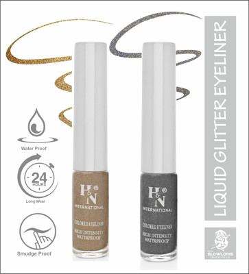 HIGHLIGHT NAILS EL1-CB (EL1-06 ) ( EL1-10)_HH 6 ml(GLITTER BROWN::GREY)