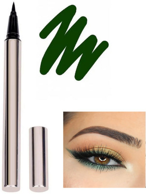 Latixmat Water & Smudge Proof 24 Hour Long Lasting Liquid EyeLiner 1.6 ml(GREEN)