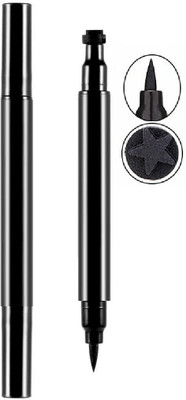 KAIASHA 2 IN 1 WATERPROOF BEST EYELINER FOR NICE EYE LOOKING PACK OF 12 10 g(BLACK)