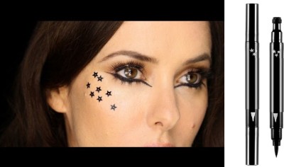 Sheny water proof smudge proof stamp eyeliner,star shape 10 g(black)