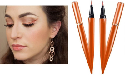 Emijun WATERPROOF ROSE GOLD DIAMOND EYELINER FOR EYE COMBO 3 g(ROSE GOLD)