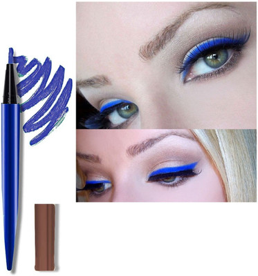 YAWI Waterproof Auto Revolving Kajal stay up to 16 hours 2.5 g(BLUE)
