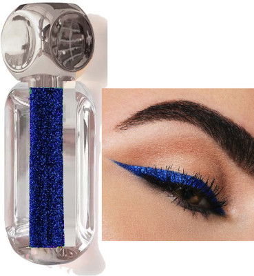 ADJD Gilliter Blue Liquid Color Eyeliner Water Proof Smudge Proof Long Lasting 3.5 g(Gilliter Blue)