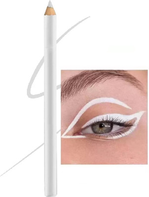 Wonholli White Eyeliner Pencil, Soft Highlighter Gel Eyeliner 2 g(WHITE)