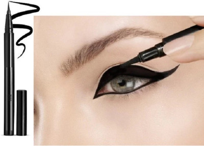 AFARAXIA Jet Black Ultra Fine Smudge and Water Proof Sketch Eyeliner 4 g(black)