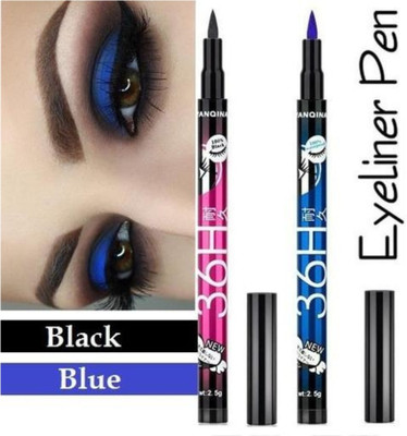 RED4 Black and Blue 36H Waterproof Eyeliners 2 6 ml(multi)