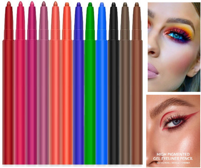 USBK Eyeliner Pen Set Creates Bold & Defined Lines 18 g(MULTI-COLOR)