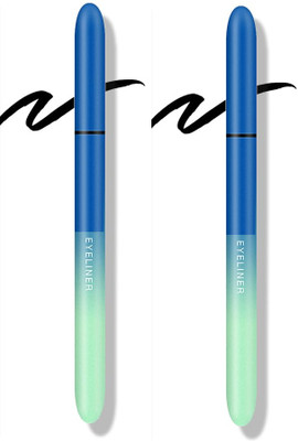 ADJD Combo Long Lasting Waterproof Perfect Slim Jet Black Super Eyeliner 3 ml(BLACK)