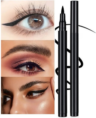 GABBU Multi-Functional Makeup Pen Quick-Drying Smooth Application, Eyeliner Pen 2.5 g(Black)
