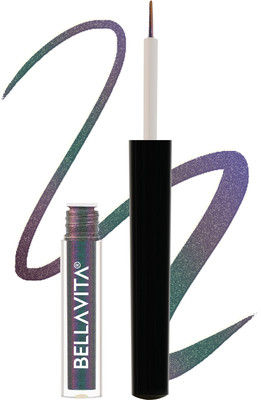 BELLAVITA Fantasy Beams Holographic Eyeliner | Multi-Chrome Magic | Smudge-Proof Color 1 ml(Mermaid Scales)