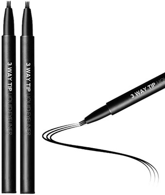ADJD Combo Eyebrow Multipurpose Sketch Pen 2.4 g(BLACK)