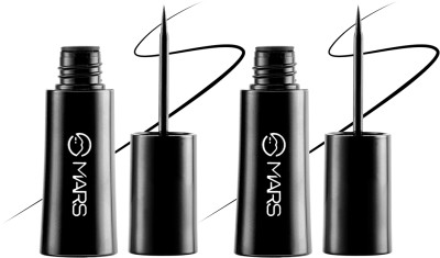 MARS Eyes Eyeliner 10g |Nourishing & Gorgeous (MK52259) Pack Of 2| 10 g(Black)