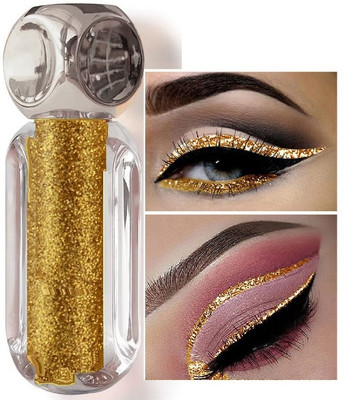Emijun Liquid Eyeliner with Waterproof & Smudge-Proof Formula 3.5 g(matelic gold)