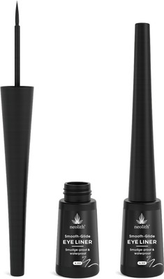 NEOLITH Intense Black Liquid Eyeliner | Precision Tip & Long-Lasting Wear 5 ml(Black)