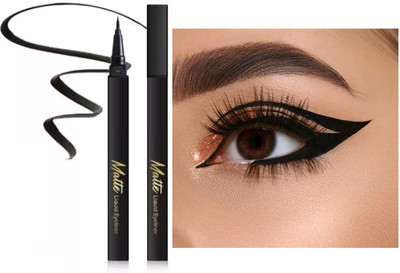Emijun Waterproof Matte Long Lasting Liquid Sketch Eyeliner Intense 1.5 ml(Black)
