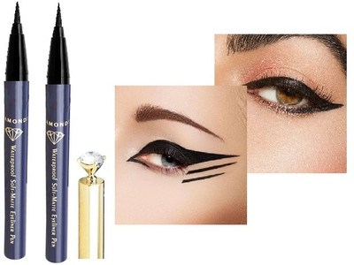 REIMICHI Long Lasting Waterproof Liner with Fine Tip for Precision 2.4 g(black)