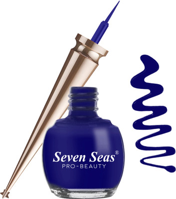 Seven Seas Water Proof | Smudge Proof | Long Lasting Liquid Color Eyeliner 5 ml(Dark Blue)