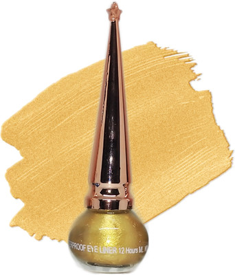 Bigwig Waterproof Glitter sparkling Eyeliner GOLDEN( pack of 1) 7ml 7 ml(golden)