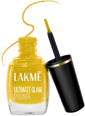 Lakmé Ultimate Glam Eye Liner, Semi Matte, Golden, 9ml 9 g(Golden)