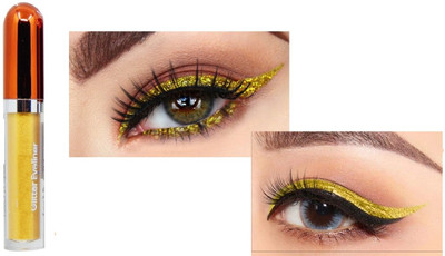 Arcanuy MATTE & SHIMMER FINISH LONG LASTING LIQUID EYE LINER 5.5 ml 5.5 ml(yellow)
