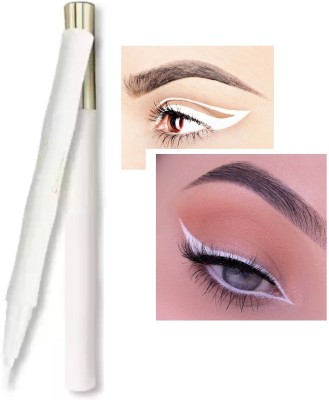 HUZURLU Liquid eyeliner New Bamboo Shape Pure White Water Proof 1.5 ml(white)