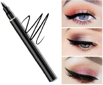 THTC Fine Felt Tip Liquid Eye Liner Pen Water-resistant 1.5 ml(black)