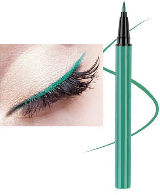 tanvi27 Sketch Liquid Green Eyeliner Felt-Tip Applicator 2 g(Green)