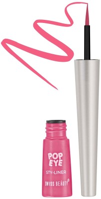 SWISS BEAUTY Pop Eye Eyeliner - Neon Pink 3 ml(Neon Pink)