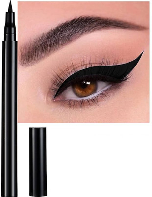 Wonholli Deep Black Sketch Eyeliner | Waterproof & Smudge-Proof Eyeliner 3 g(Black)