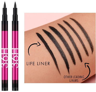 Luster Shine Matte finish Sketch Eyeliner with soft pen tip applicator 6 g(Black)