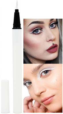YAWI White sketch pen waterproof, non transfer and smudge proof eyeliner 5 g(WHITE)