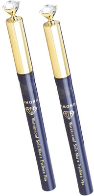 ADJD COMBO DIAMONDS WATERPROOF MATTE EYELINER PEN 2.4 g(BLACK)