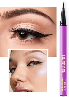 Latixmat Long Lasting Effects Smudge-proof, Waterproof Liquid Black Sketch Eyeliner 1.5 g(Black)
