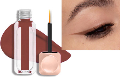 GULGLOW99 Water Proof | Smudge Proof | Long Lasting Liquid Color Eyeliner 3.5 g(BROWN)