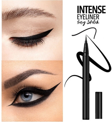 BLUEMERMAID BEST SMUDGE PROOF BLACK SKETCH COLOR EYELINER MATTE FINISH 2 g(BLACK)