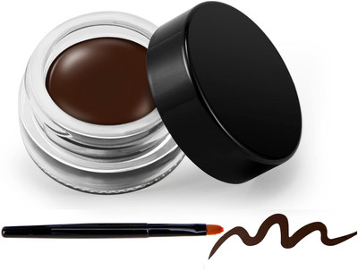 SILDUST Brown Gel Eyeliner Set with Waterproof and Smudge-proof Formula 5 g(Brown)
