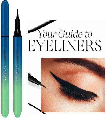 tanvi27 Long Lasting Waterproof Perfect Slim Jet Black Super Eyeliner 1.5 ml(black)