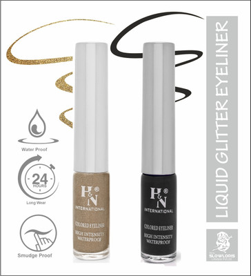 HIGHLIGHT NAILS EL1-CB (EL1-06 ) ( EL1-03)_HH 6 ml(GLITTER BROWN::BLACK)