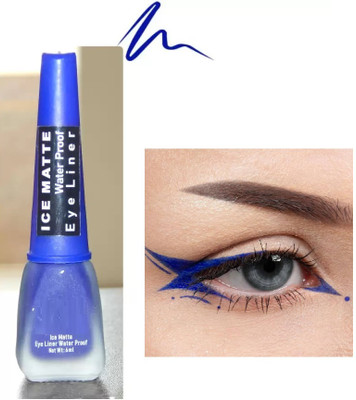 Herrlich Best Professional Ice matte blue liquid eyeliner,waterproof,smudgeproof 6 ml(BLUE)